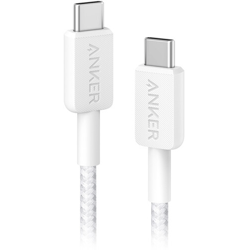 ANKER 322 USB-C to USB-C (6ft Braided) - White