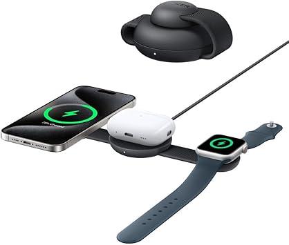 ANKER MagGo (3-in-1, Foldable) - Black