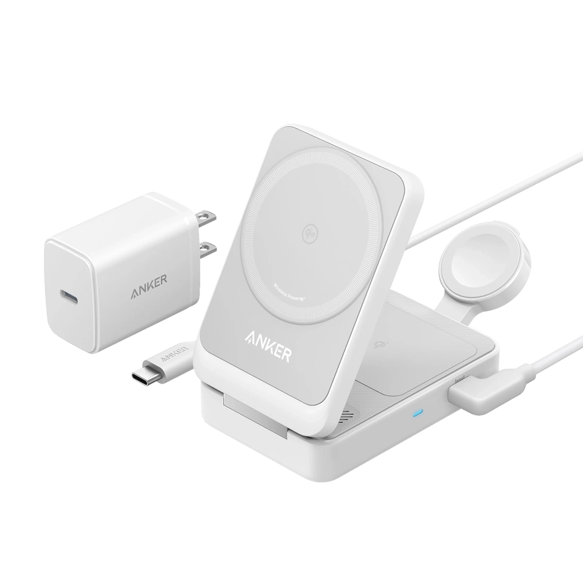 Anker MagGo WIFI Charging Station(15W, 3in1) white
