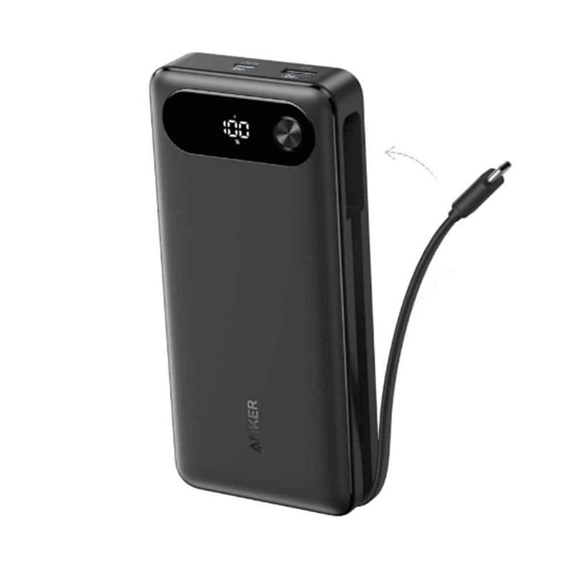 ANKER Power Bank (20K, 87W, Built-In USB-C) Black