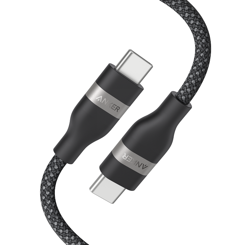 ANKER USB-C to USB-C Cable 3ft 240w BIO Black