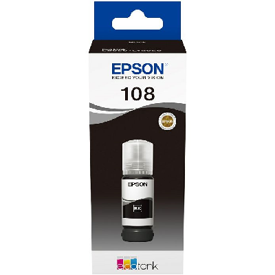 C13T09C14A 108 Black Ecotank ink bottle Epson