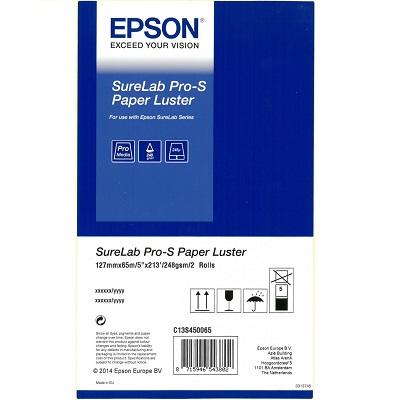 Epson SureLab Pro-S Paper Luster BP 5x65 2 rolls