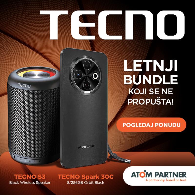 TECNO Spark 30C 8/256GB Orbit Black + BT zvučnik